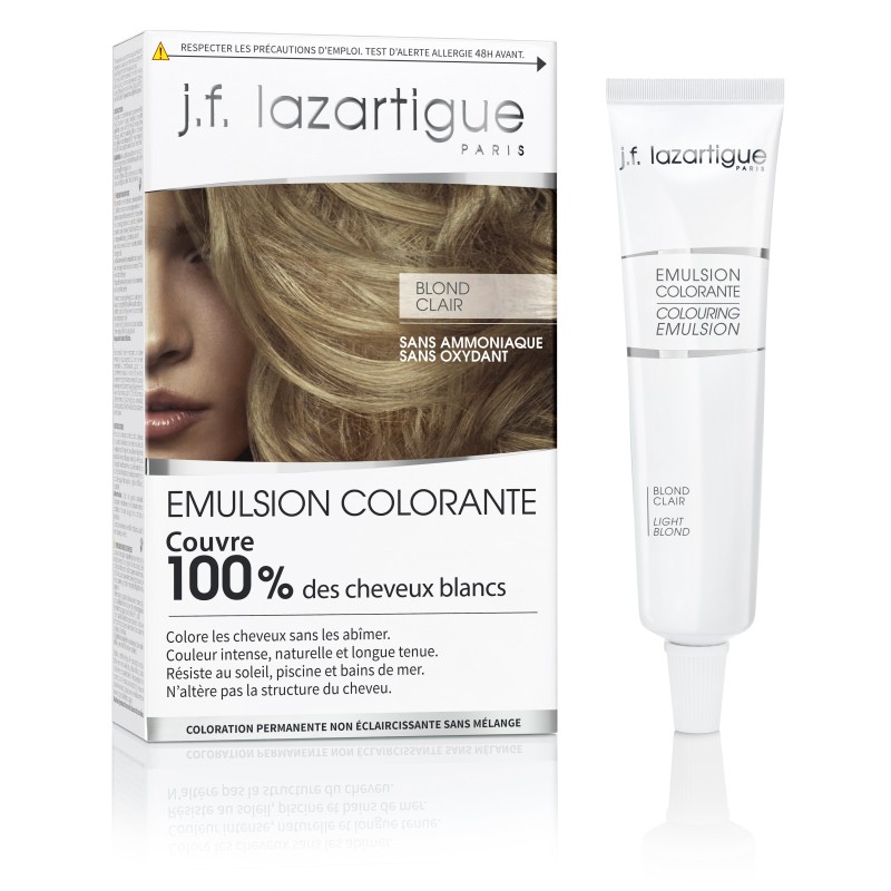 Emulsion Colorante Blond lazartigue coloration sans ammoniaque ni oxydant