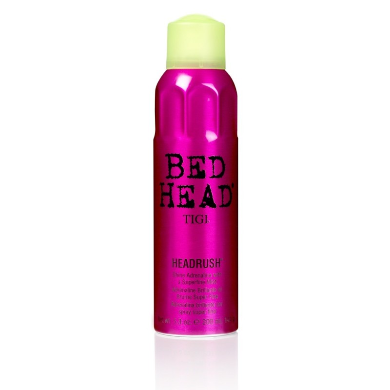 Bed Head HEADRUSH Brillante Tigi spray brillance léger